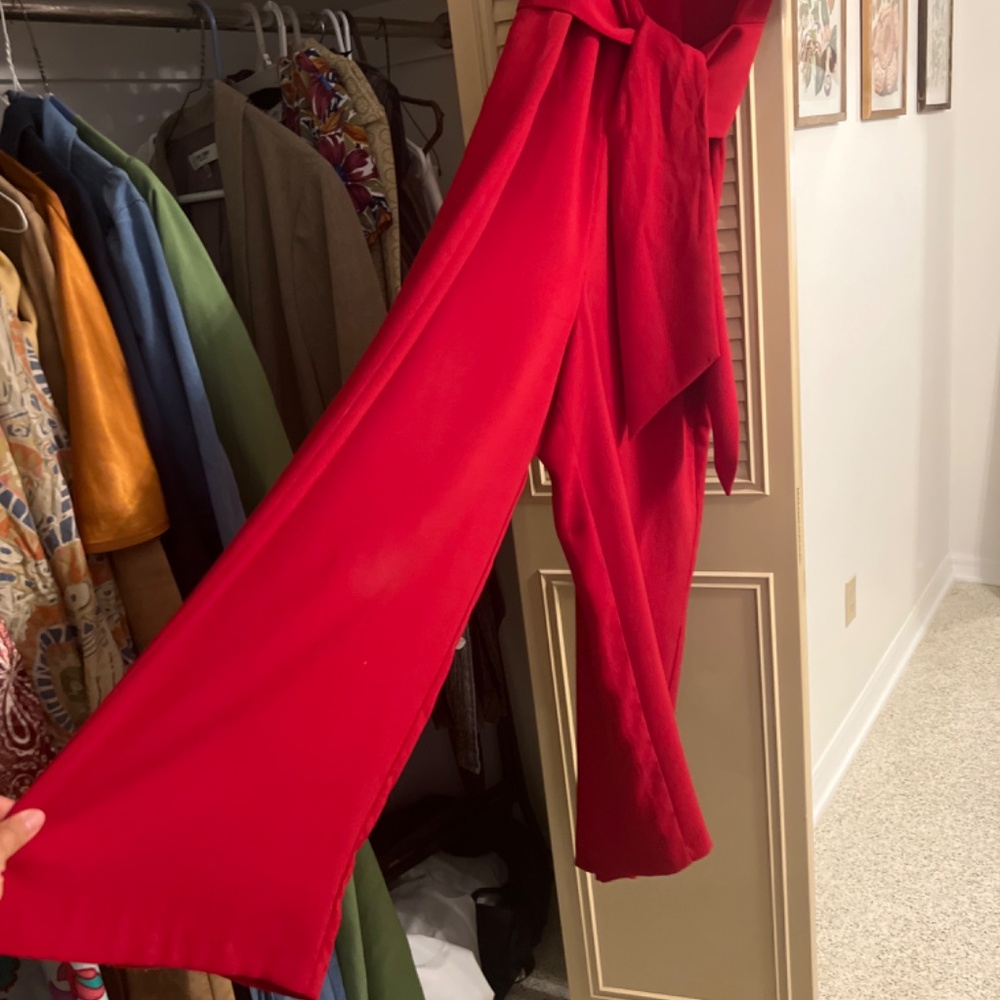 Zara Basic Red Timeless Jumpsuit - image 2